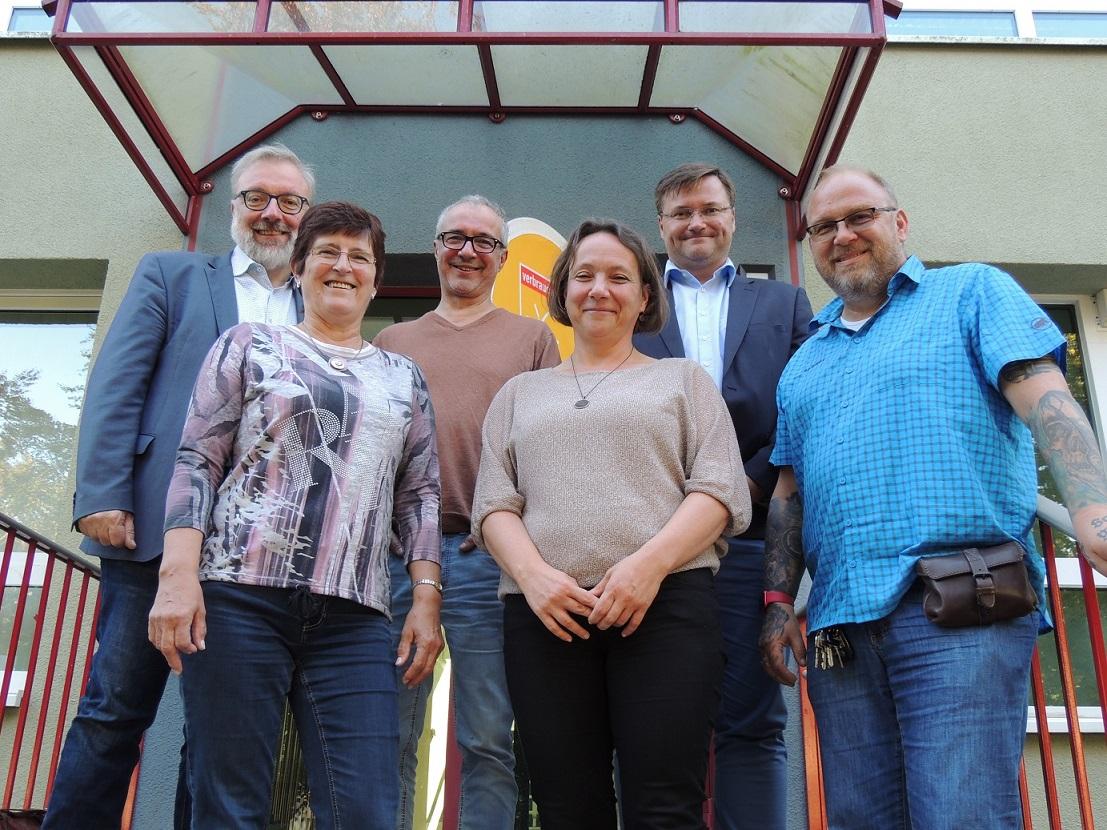 Der Verwaltungsrat der Verbraucherzentrale Thüringen: Frank Warnecke, Christine Schwarzenbach, Frank Röhrer, Monika Sossna, Stefan Schard und Kai-Oliver Rex (von links).