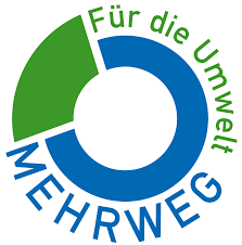Logo für Mehrwegverpackungen in Deutschland.
