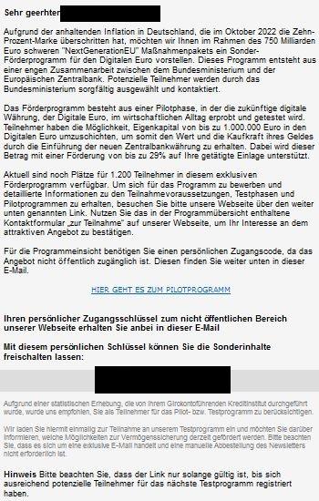 Bundesfinanzministerium Phishing