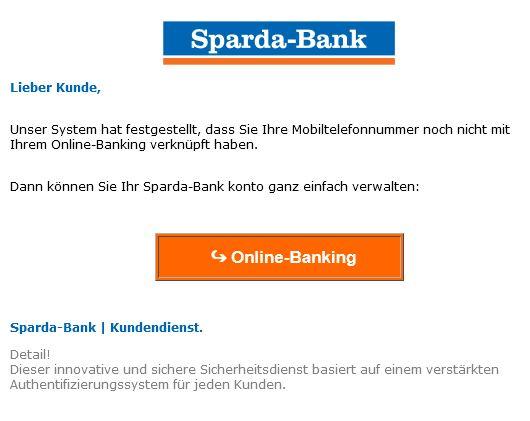 Spardabank Phishing