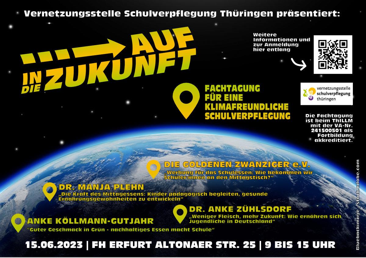 Flyer zur Fachtagung Auf in die Zukunft
