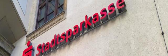 Stadtsparkasse München Schriftzug