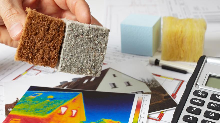Verschiedene Dämmmaterialen
