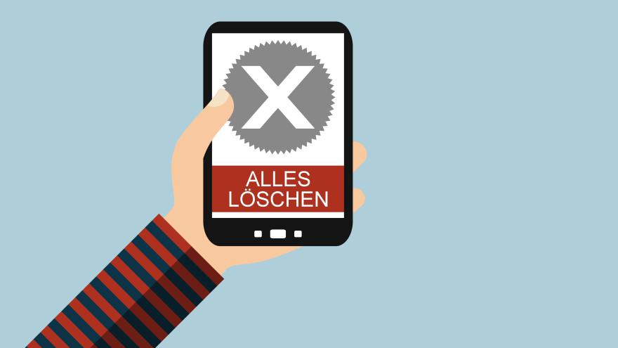 Daten von Smartphone löschen 