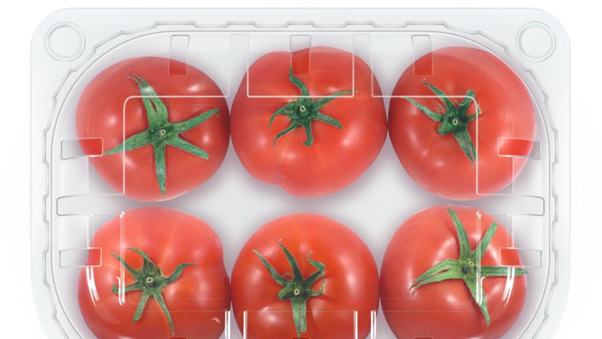 Tomaten in einer Packung 