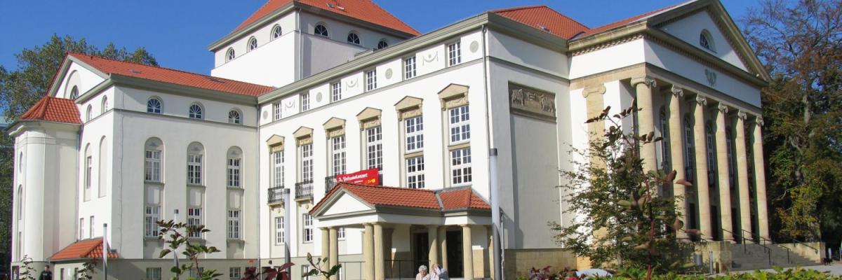 Das Theater in Nordhausen.