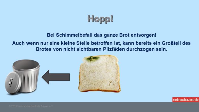 Schimmeliges Brot